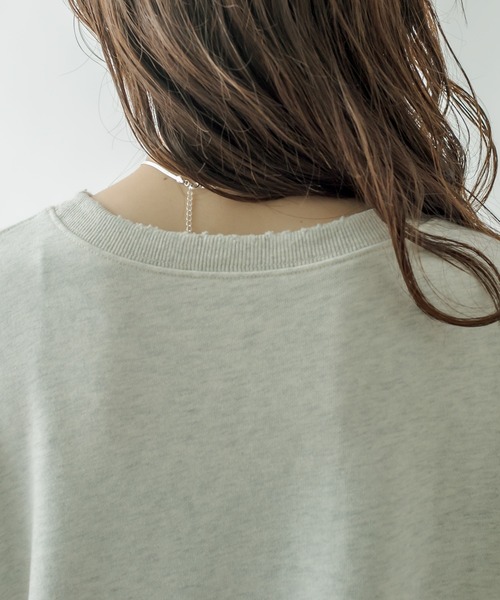 mystic（ミスティック）の「カレッジスウェット（スウェット・レディース・チャコールグレー/ブルー/アイボリー・FREE）」の13枚目の写真