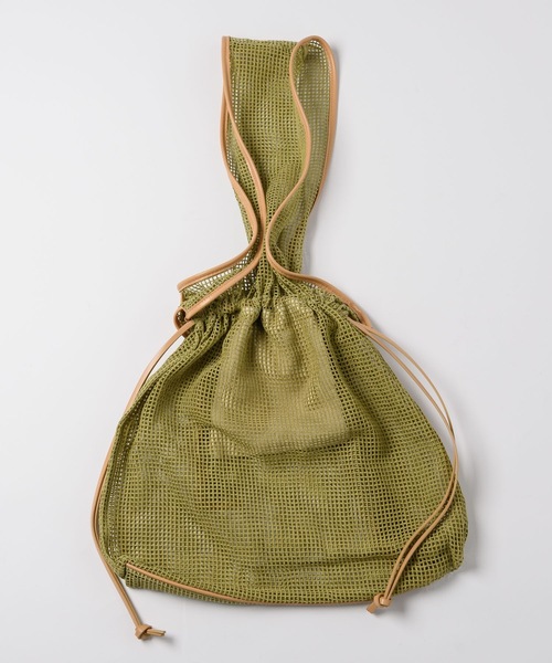 LA BELLE ETUDE（ラベルエチュード）の「【CONTROL FREAK】メッシュBIGショッパー（トートバッグ・レディース・ブラック/カーキ/アイボリー・FREE）」の9枚目の写真