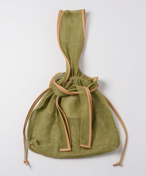 LA BELLE ETUDE（ラベルエチュード）の「【CONTROL FREAK】メッシュBIGショッパー（トートバッグ・レディース・ブラック/カーキ/アイボリー・FREE）」の10枚目の写真