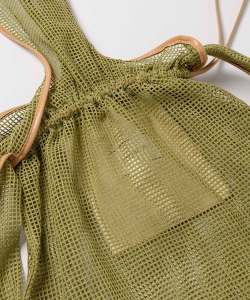 LA BELLE ETUDE（ラベルエチュード）の「【CONTROL FREAK】メッシュBIGショッパー（トートバッグ・レディース・ブラック/カーキ/アイボリー・FREE）」の14枚目の写真