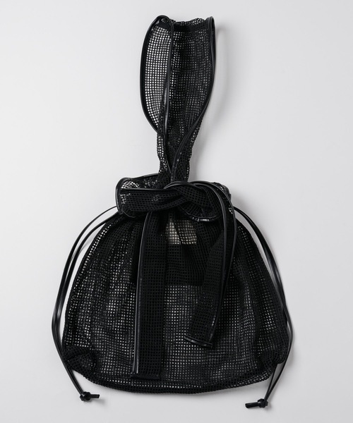 LA BELLE ETUDE（ラベルエチュード）の「【CONTROL FREAK】メッシュBIGショッパー（トートバッグ・レディース・ブラック/カーキ/アイボリー・FREE）」の8枚目の写真