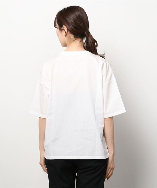 SETTO（セット）の「SATY：半袖Tシャツ（Tシャツ/カットソー・レディース・ホワイト/ブラック/サックスブルー・S/XS/L/M）」の17枚目の写真