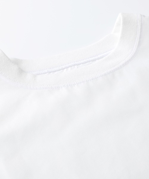 SETTO（セット）の「SATY：半袖Tシャツ（Tシャツ/カットソー・レディース・ホワイト/ブラック/サックスブルー・S/XS/L/M）」の6枚目の写真