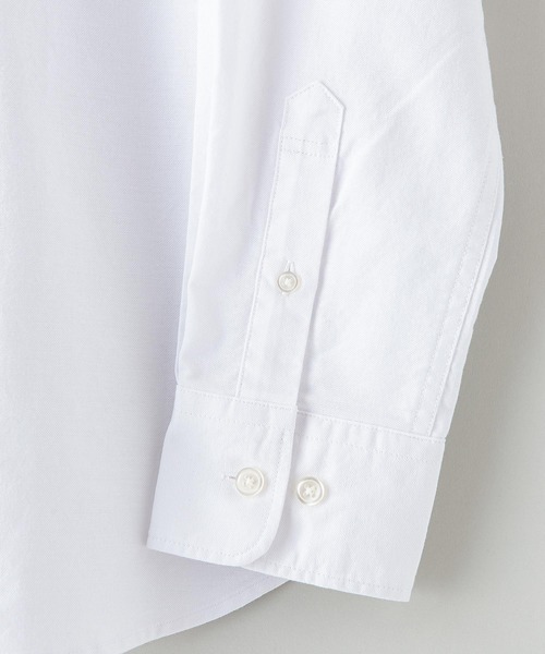 Blue Standard (ブルースタンダード)の「【BLUE STANDARD/ブルースタンダード】ラクケア 別布ポケット切替シャツ ブロードチェック ボタンダウン シャツ(シャツ/ブラウス・メンズ・ホワイト/グレー/オフホワイト/ブルー・MEDIUM/LARGE/X-LARGE)」の7枚目の写真