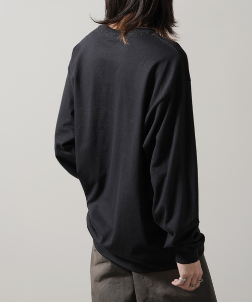 セール】【ROOPTOKYO】GILDAN 6oz ポケット付きロングスリーブTee 袖