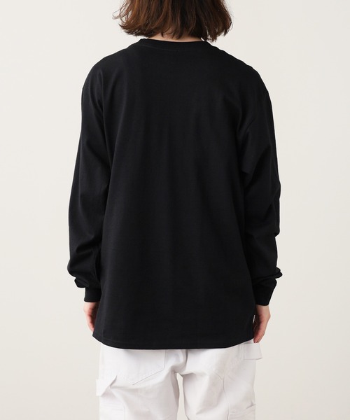 GILDAN(ギルダン)の「【ROOPTOKYO】GILDAN 6oz ポケット付きロングスリーブTee 袖リブ クルーネック/ロンT 2026年春夏(Tシャツ/カットソー・メンズ・ネイビー/オレンジ/ホワイト/グレー/ライム/ブラック・L/XL/M/XXL/S)」の9枚目の写真