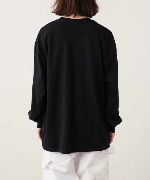 GILDAN(ギルダン)の「【ROOPTOKYO】GILDAN 6oz ポケット付きロングスリーブTee 袖リブ クルーネック/ロンT 2026年春夏(Tシャツ/カットソー・メンズ・ネイビー/オレンジ/ホワイト/グレー/ライム/ブラック・L/XL/M/XXL/S)」の11枚目の写真