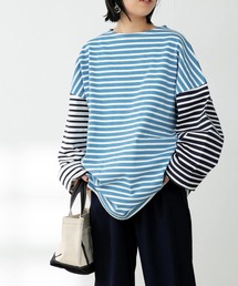 FORK&SPOON | 『ユニセックス』FORK&SPOON　CPボートネックボーダー(Tシャツ/カットソー)