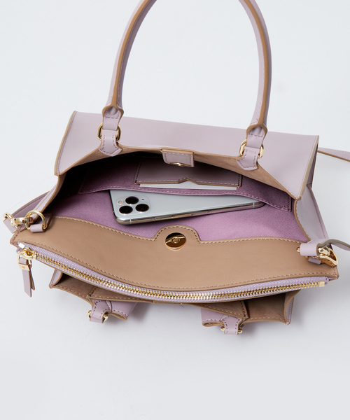 LOWELL things（ロウェル　シングス）の「Shelly mini/2wayトートBAG（トートバッグ・レディース・ラベンダー/グリーン/ベージュ・フリー）」の21枚目の写真