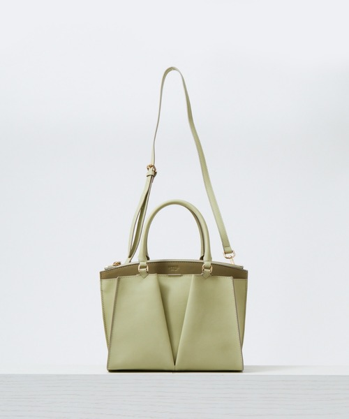 LOWELL things（ロウェル　シングス）の「Shelly mini/2wayトートBAG（トートバッグ・レディース・ラベンダー/グリーン/ベージュ・フリー）」の4枚目の写真