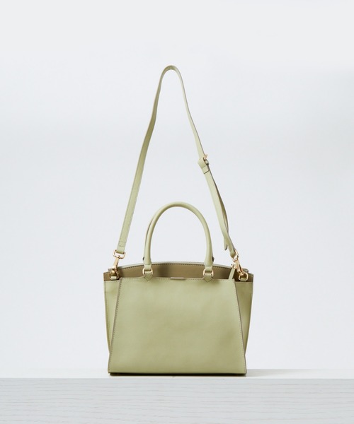 LOWELL things（ロウェル　シングス）の「Shelly mini/2wayトートBAG（トートバッグ・レディース・ラベンダー/グリーン/ベージュ・フリー）」の6枚目の写真