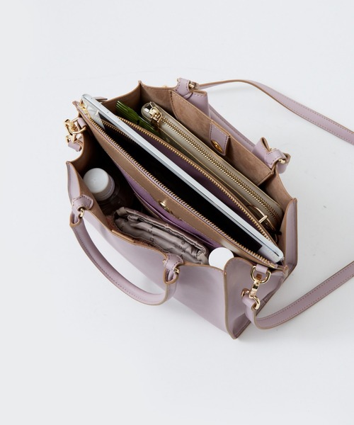 LOWELL things（ロウェル　シングス）の「Shelly mini/2wayトートBAG（トートバッグ・レディース・ラベンダー/グリーン/ベージュ・フリー）」の12枚目の写真