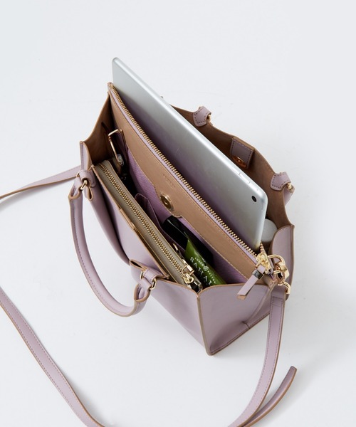 LOWELL things（ロウェル　シングス）の「Shelly mini/2wayトートBAG（トートバッグ・レディース・ラベンダー/グリーン/ベージュ・フリー）」の13枚目の写真