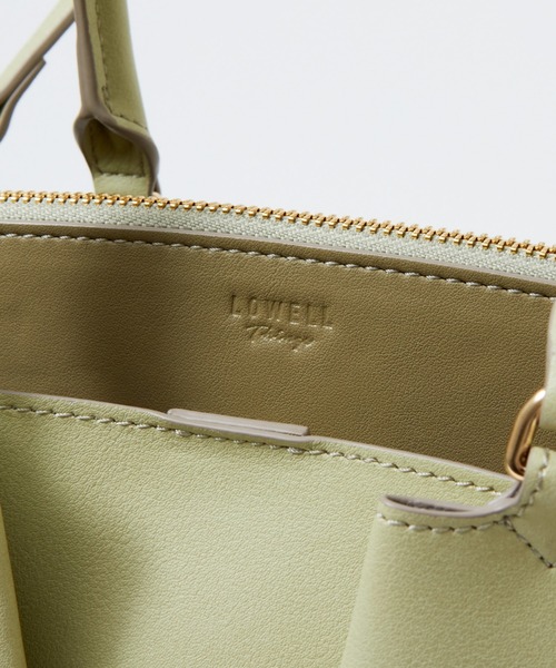LOWELL things（ロウェル　シングス）の「Shelly mini/2wayトートBAG（トートバッグ・レディース・ラベンダー/グリーン/ベージュ・フリー）」の9枚目の写真