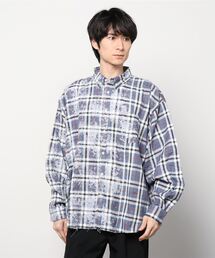 A4A | A4A/エーフォーエー/2COL check SH/ブリーチチェックシャツ(シャツ/ブラウス)