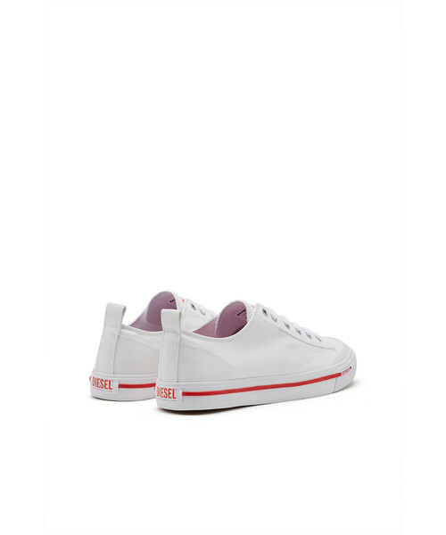 DIESEL（ディーゼル）の「メンズ キャンバス ローカット スニーカー（スニーカー・メンズ・ホワイト/ブラック・42/40/44/41/43）」の9枚目の写真