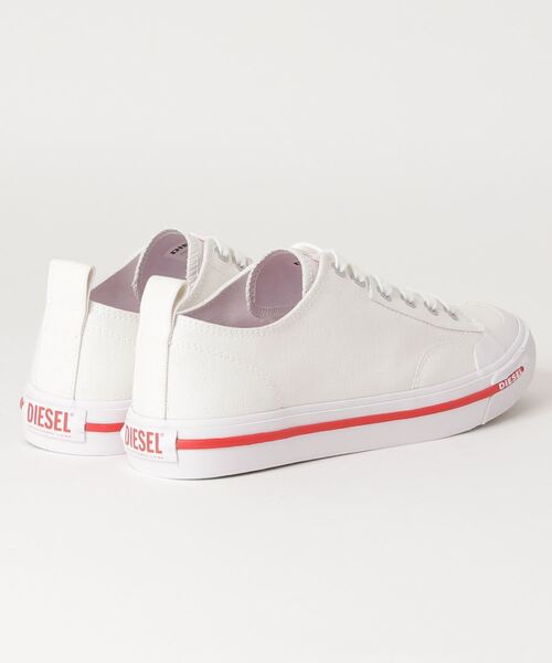 DIESEL（ディーゼル）の「メンズ キャンバス ローカット スニーカー（スニーカー・メンズ・ホワイト/ブラック・42/40/44/41/43）」の11枚目の写真