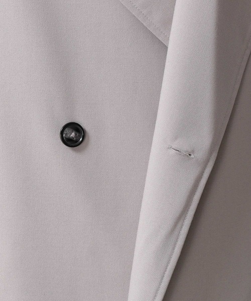 RAGEBLUE（レイジブルー）の「TRストレッチ/ロングジレトレンチコート/260969（トレンチコート・メンズ・グレー/ブラック・FREE）」の10枚目の写真