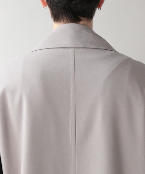 RAGEBLUE（レイジブルー）の「TRストレッチ/ロングジレトレンチコート/260969（トレンチコート・メンズ・グレー/ブラック・FREE）」の6枚目の写真