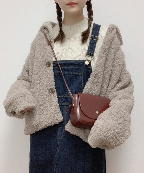 Cham.(チャム)の「デニムサロペット(サロペット/オーバーオール・レディース・インディゴブルー・F)」の7枚目の写真