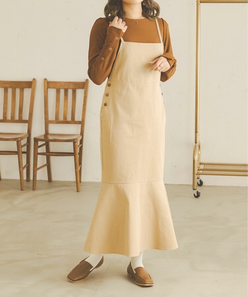 Ambre Neige（アンブルネージュ）の「袖スリットボタントップス／【WEB/EC限定商品】（Tシャツ/カットソー・レディース・ダークブラウン/ベージュ/アイボリー・FREE）」の16枚目の写真