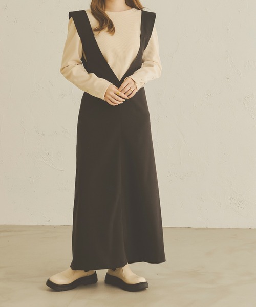 Ambre Neige（アンブルネージュ）の「袖スリットボタントップス／【WEB/EC限定商品】（Tシャツ/カットソー・レディース・ダークブラウン/ベージュ/アイボリー・FREE）」の21枚目の写真