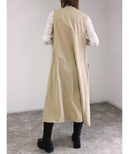 MLI'A（エムリア）の「2WAY／トレンチコート（トレンチコート・レディース・ベージュ/ライトベージュ/ライトカーキ/イエロー・M）」の15枚目の写真