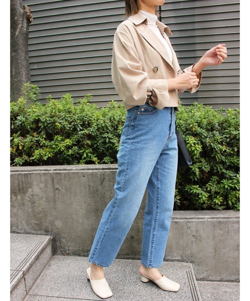 MLI'A（エムリア）の「2WAY／トレンチコート（トレンチコート・レディース・ベージュ/ライトベージュ/ライトカーキ/イエロー・M）」の18枚目の写真