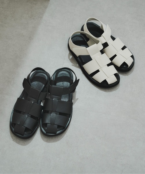 DouDou（ドゥドゥ）の「グルカサンダル（サンダル・レディース・ホワイト/ブラック・M/L）」の14枚目の写真