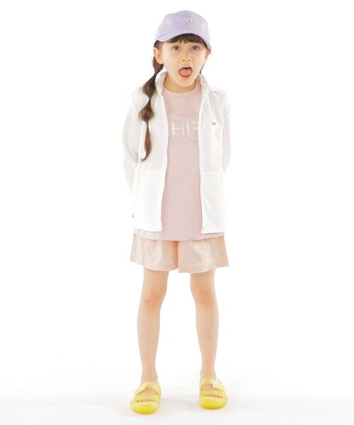 SHIPS（シップス）の「SHIPS KIDS:＜速乾加工・UVカット＞フード ジップ パーカー(100～130cm)（パーカー・キッズ・グレー/オフホワイト・100/120/130/110）」の8枚目の写真