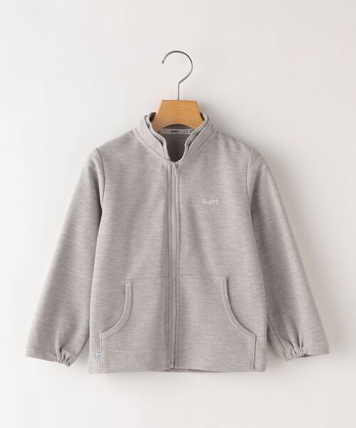 SHIPS（シップス）の「SHIPS KIDS:＜速乾加工・UVカット＞フード ジップ パーカー(100～130cm)（パーカー・キッズ・グレー/オフホワイト・100/120/130/110）」の17枚目の写真