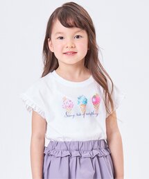 水彩タッチイラストTシャツ