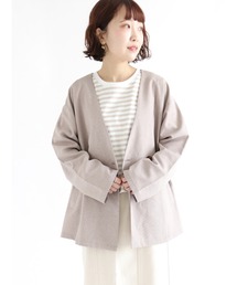 ehka sopo | ノーカラージャケット(ノーカラージャケット)