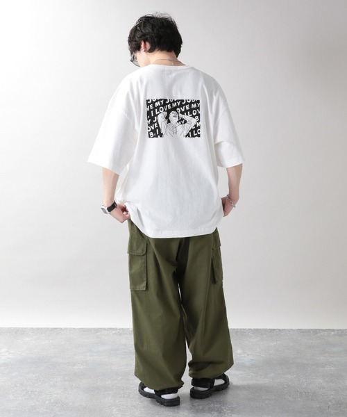 RAGEBLUE(レイジブルー)の「【UCA/ユカ】コラボプリントTシャツ(Tシャツ/カットソー・メンズ・ブラック/ホワイト系その他2/イエロー/ホワイト系その他3/グリーン・MEDIUM/LARGE)」の19枚目の写真