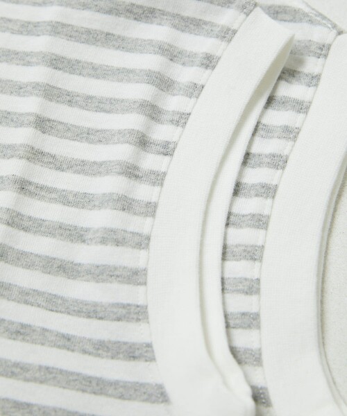 FREAK'S STORE(フリークスストア)の「【WEB限定】ノースリーブTシャツ(Tシャツ/カットソー・レディース・ブラック/オフホワイト/ナチュラル/マスタード/グレー/ベージュ/ブラウン/レッド/ブルー/ストライプ/ピンク・フリ-)」の17枚目の写真