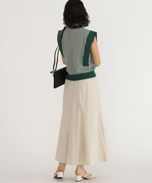 BEAMS HEART（ビームスハート）の「BEAMS HEART / デニム マーメイド スカート（スカート・レディース・インディゴブルー/ホワイト系その他5/ブルー系その他4・FREE）」の15枚目の写真