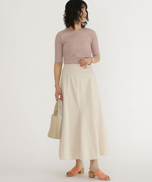 BEAMS HEART（ビームスハート）の「BEAMS HEART / デニム マーメイド スカート（スカート・レディース・インディゴブルー/ホワイト系その他5/ブルー系その他4・FREE）」の16枚目の写真