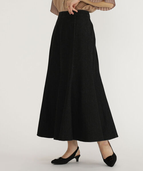 BEAMS HEART（ビームスハート）の「BEAMS HEART / デニム マーメイド スカート（スカート・レディース・インディゴブルー/ホワイト系その他5/ブルー系その他4・FREE）」の17枚目の写真