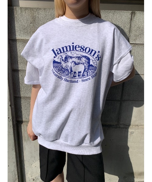 WC（ダブル シー）の「オーバーサイズスウェットベスト（ベスト・レディース・グレー/ブラック・FREE）」の12枚目の写真