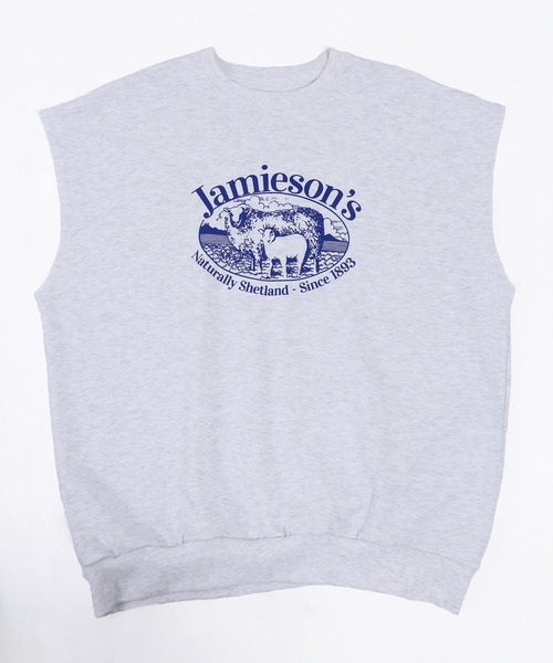 WC（ダブル シー）の「オーバーサイズスウェットベスト（ベスト・レディース・グレー/ブラック・FREE）」の9枚目の写真