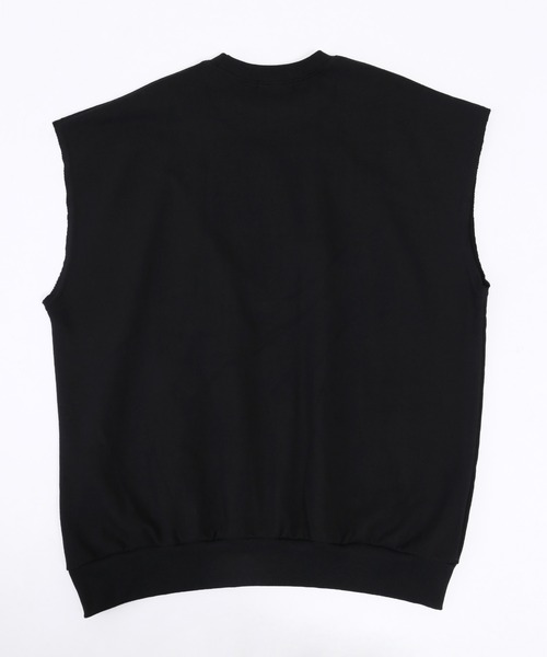 WC（ダブル シー）の「オーバーサイズスウェットベスト（ベスト・レディース・グレー/ブラック・FREE）」の5枚目の写真