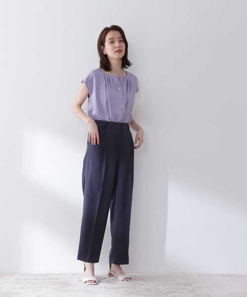 N.（N. Natural Beauty Basic）（エヌエヌナチュラルビューティーベーシック）の「【S Size Line】◆ウォッシャブルストレートパンツ（その他パンツ・レディース・ベージュ/グレー/グリーン・SMALL/MEDIUM）」の18枚目の写真