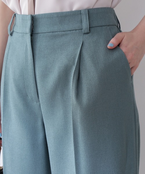 N.（N. Natural Beauty Basic）（エヌエヌナチュラルビューティーベーシック）の「【S Size Line】◆ウォッシャブルストレートパンツ（その他パンツ・レディース・ベージュ/グレー/グリーン・SMALL/MEDIUM）」の14枚目の写真