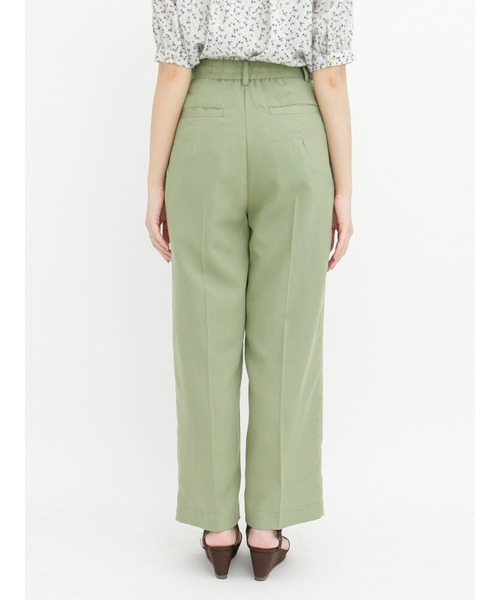 Te chichi（テチチ）の「リネン混ワイドパンツ（その他パンツ・レディース・イエロー/グリーン/ベージュ・SMALL/MEDIUM）」の12枚目の写真