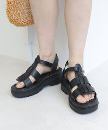 トラックソールオープングルカサンダル