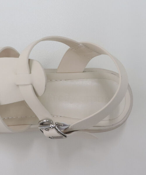 fredy emue（フレディエミュ）の「トラックソールオープングルカサンダル（サンダル・レディース・ブラック/キナリ・MEDIUM/LARGE）」の12枚目の写真