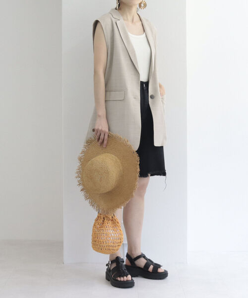 fredy emue（フレディエミュ）の「トラックソールオープングルカサンダル（サンダル・レディース・ブラック/キナリ・MEDIUM/LARGE）」の8枚目の写真