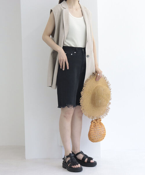 fredy emue（フレディエミュ）の「トラックソールオープングルカサンダル（サンダル・レディース・ブラック/キナリ・MEDIUM/LARGE）」の7枚目の写真