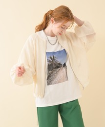 Paradise Picnic | Lallia Mu メッシュドルマンスリーブブルゾン(ブルゾン)