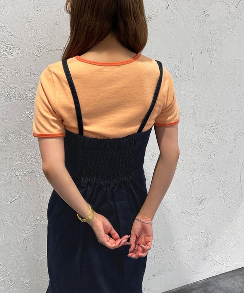 apres jour mignon（アプレジュールミニョン）の「デニムマーメイドキャミワンピース【ZOZOTOWN限定アイテム】（ワンピース・レディース・ブラック/ブルー系その他2・SMALL/X-LARGE/MEDIUM）」の5枚目の写真